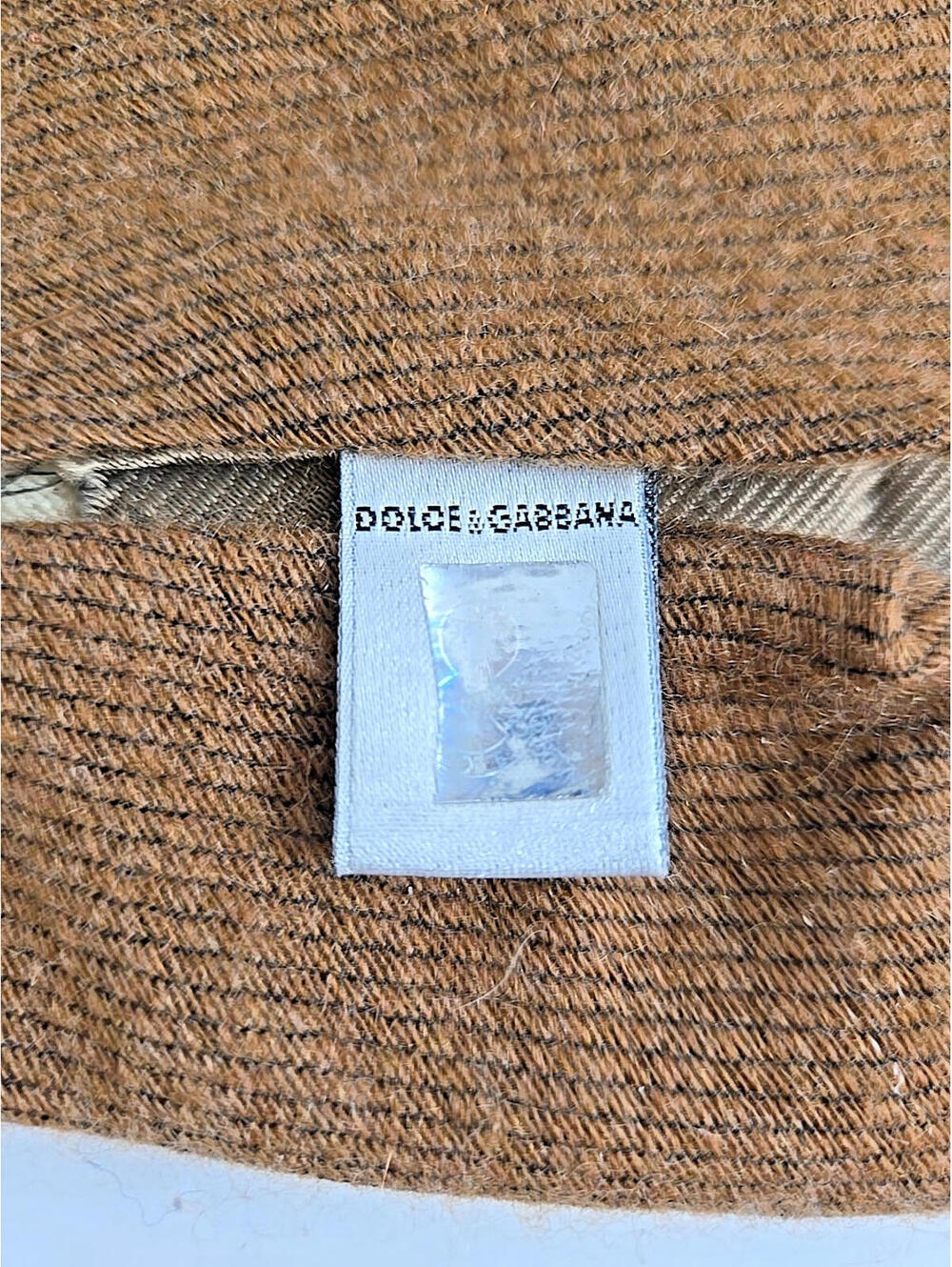Dolce Gabbana Cravatte Cashmere Silk Knit Neck tie Brown Textured Italy - Picture 6 of 9